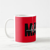 Stylish Black Lives Matt Typographie Mug (Gauche)