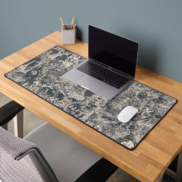 Stylish Black Paris Toile Design Bureaumat