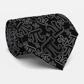 Stylish black pi gift stropdas (Opgerold)