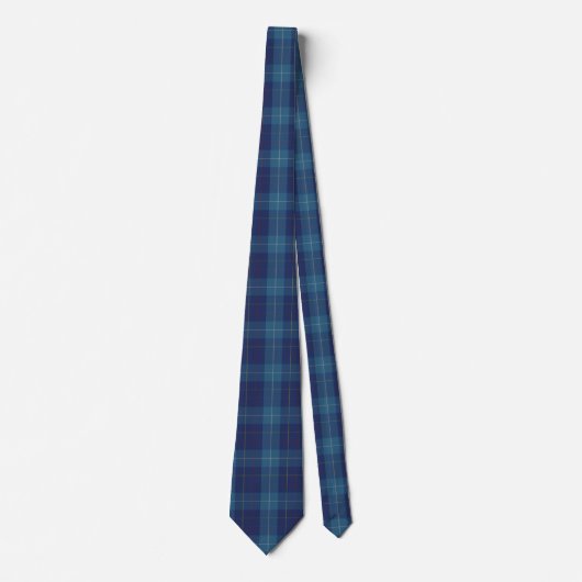 Stylish Blue Clan MacKerrell Tartan Stropdas (Voorkant)