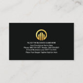 Stylish Box Patterns Business Owner Visitekaartje (Achterkant)