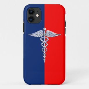 Stylish Caduceus Medical Symbol League iPhone 11 Hoesje