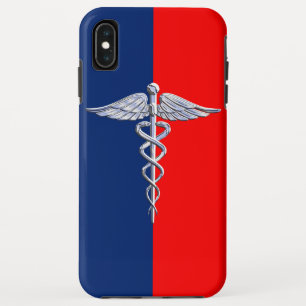 Stylish Caduceus Medical Symbol League iPhone XS Max Hoesje