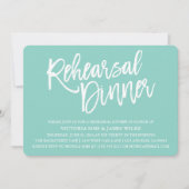 Stylish Calligraphy Rehearer Dîner Invitation (Devant)