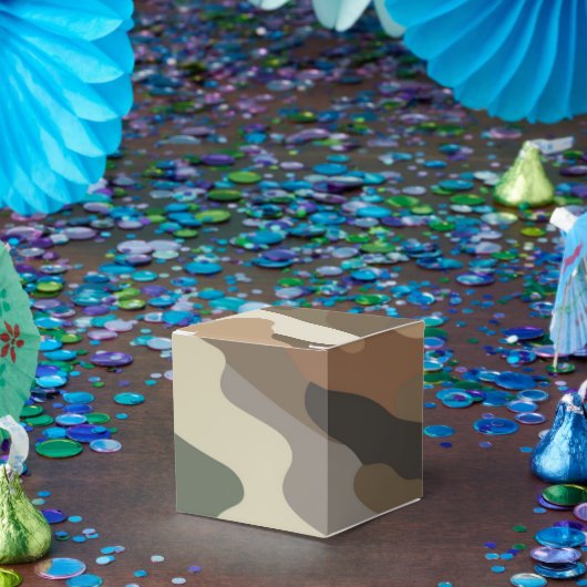 Stylish Camouflage Pattern Classic Favor Boxes Bedankdoosjes (Feest)