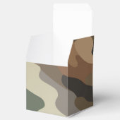 Stylish Camouflage Pattern Classic Favor Boxes Bedankdoosjes (Geopend)
