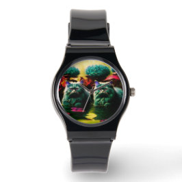 Stylish cat watch for cat lovers horloge