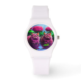 Stylish cat watch for cat lovers horloge