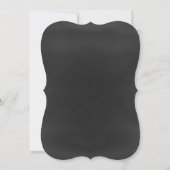 Stylish Chalkboard Bridal Bike Shower Invitation Kaart (Achterkant)