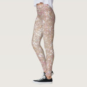Stylish Champagne Girly Glitter Leggings (Links)