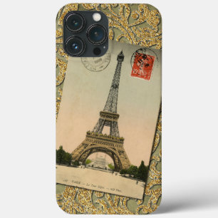Stylish Chic Paris Eiffel Tower Frankrijk iPhone 13 Pro Max Hoesje