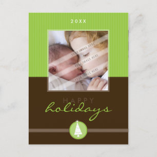 STYLISH CHRISTMAS BRIEFKAART : stripedstik 6P