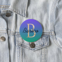 Stylish colorful custom gradient blue green 
