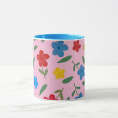 STYLISH COLORFUL FLOWERS PATTERN MOK (Midden)