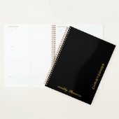 Stylish Custom Text Planner Customizable for You (Devant avec enveloppe)