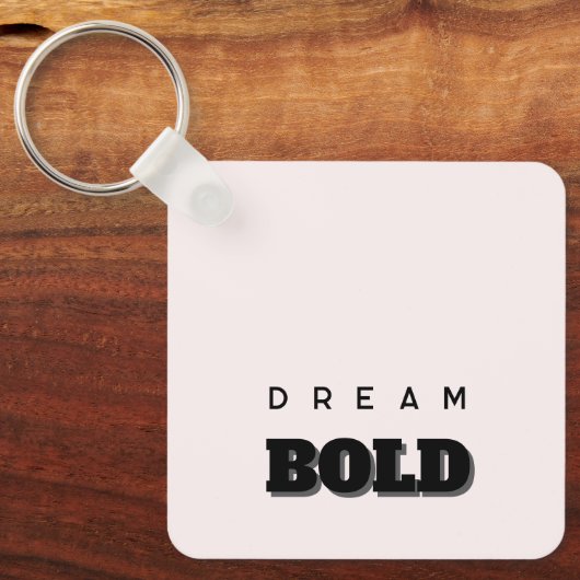 Stylish Customizable Button Pin Keychain (Voorkant)