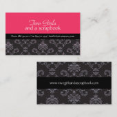 Stylish Damask Visitekaartje (Voorkant / Achterkant)