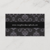 Stylish Damask Visitekaartje (Achterkant)