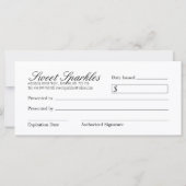 STYLISH EN BOLD GIFT-CERTIFICAAT (Achterkant)