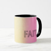 Stylish faith typography coffee mug mok (Voorkant rechts)