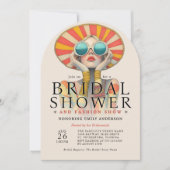 Stylish Fashion Show Bridal Shower Invitation (Devant)