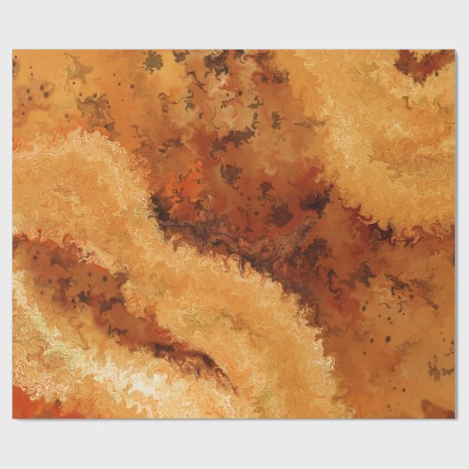 Stylish Faux Burled Walnut  Cadeaupapier (Vlak)