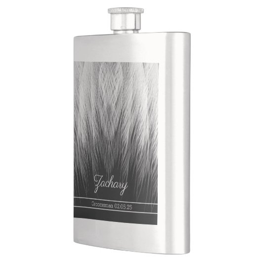 Stylish Feathers Monogrammed Flacon (Links)