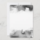 STYLISH fête de 40e anniversaire INVITATION aquare (Dos)