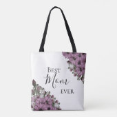 Stylish Floral Best Mam ooit Draagtas (Achterkant)