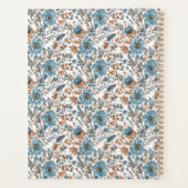 Stylish Floral Neutrals Personalized Recipe  Planner (Achterkant)