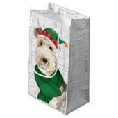 Stylish Funny Lakeland Terrier Lover Kerstmis Klein Cadeauzakje (Achterkant Gekanteld)