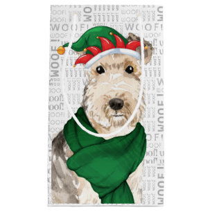 Stylish Funny Lakeland Terrier Lover Kerstmis Klein Cadeauzakje