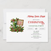 Stylish Funny Mojito Cocktails digital invitation (Devant)