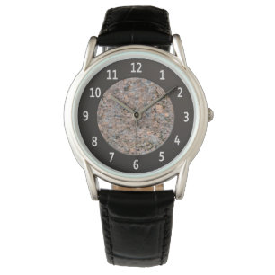Stylish Geology Rock Texture Horloge