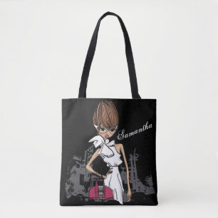 Stylish Girl Canvas tas