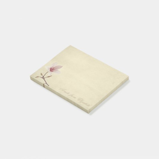 Stylish Girly , Magnolia Post-it® Notes (Schuin)