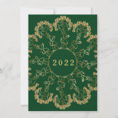 Stylish Gold Celebration New Years Invitation (Dos)