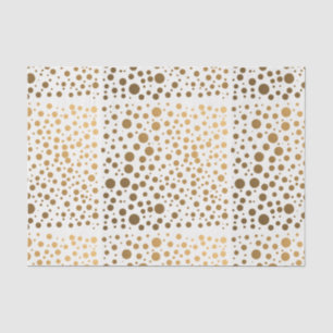 Stylish Gold Foil Confetti Stippen Tissuepapier