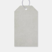 Stylish Gold Koi Fish Wedding Dank je Cadeaulabel (Achterkant)