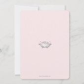 Stylish Grace Occasion religieuse Invitation (Dos)
