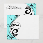 Stylish Hair Salon Notecards Notitiekaartje (Voorkant / Achterkant)