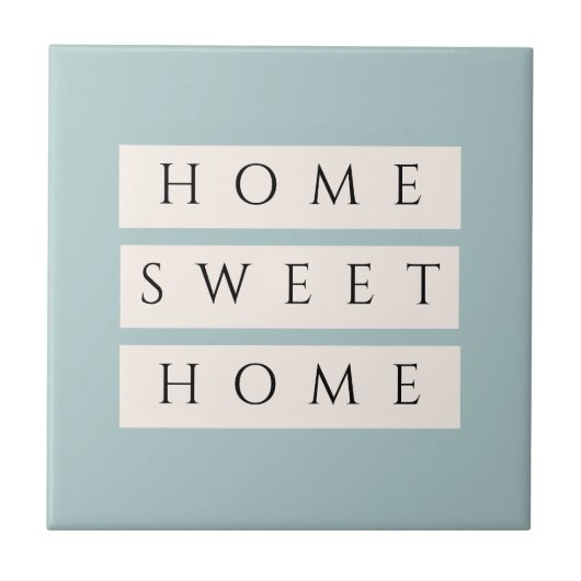 Stylish Home Sweet Home Tegeltje (Voorkant)