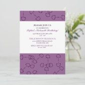 Stylish Horse Bits Anniversaire Fête Invitation (Debout devant)
