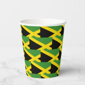 Stylish Jamaica Flag Papieren Bekers (Achterkant)