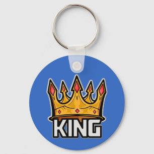 Stylish King Crown Sleutelhanger