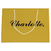 Stylish Large Personalized Gift Bag with Name Groot Cadeauzakje (Voorkant)