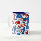 Stylish London, England Mok - Reizen - Gift (Voorkant links)