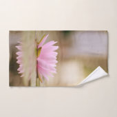Stylish Lotus Flower Landscape, Zen Bad Handdoek (Handdoek)