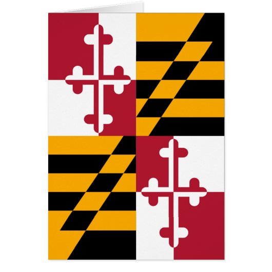 Stylish Maryland State Flag Decor (Devant)