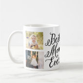 Stylish Meilleure Maman Jamais Photo Collage Mug (Gauche)
